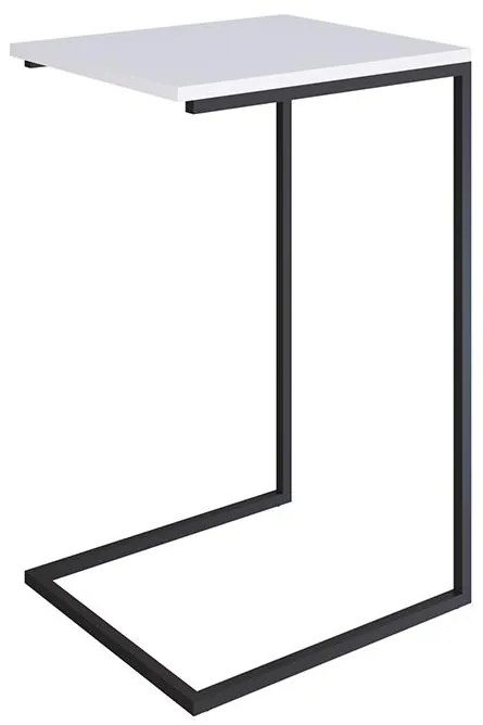 Mesinha Mesa Lateral Auxiliar Estilo Industrial 30x36cm Cuba