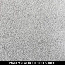 Cama Casal 140cm Com Cabeceira Many Z37 Bouclê Off/Caramelo - Mpozenat