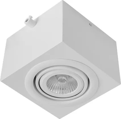 Plafon Sobrepor Aluminio Com Uma Prensa - BRANCO