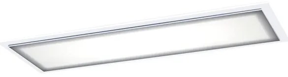 Plafon Led Embutir Retangular 37W Branco - LED BRANCO QUENTE (3000K)