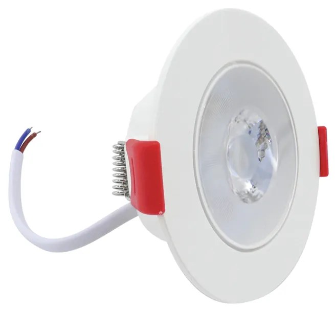 Spot De Embutir Redondo 5W 3000K Led Bivolt Ø8,6X2,5Cm | Opus Eco 3272...