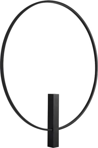 Arandela Led Aluminio Preto 20W 3000K Trail