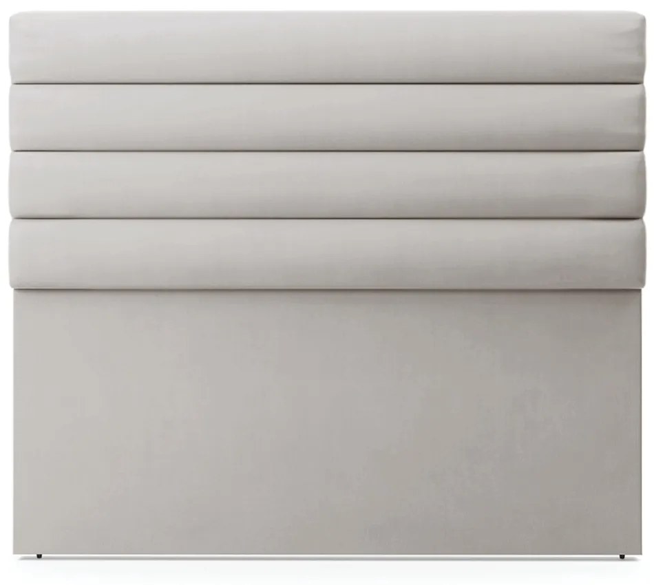 Cabeceira California Para Cama Box Casal 140 cm Veludo - D'Rossi - Cinza