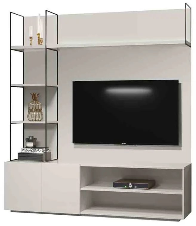 Painel para TV 180 cm Pisco Laca Branca - US 50188