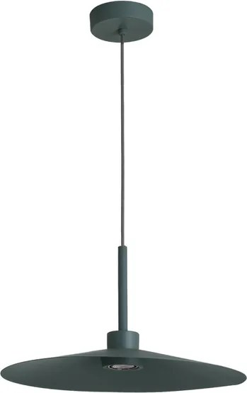 Pendente Led Aluminio 7W 2700K 40Cm Plie - VERDE