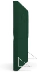 Cabeceira Cama Box Solteiro 100cm Aura Suede W01 Verde - Mpozenato