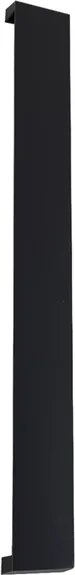 Arandela Led Alumínio 60w 3000k Ip65 Shield - PRETO