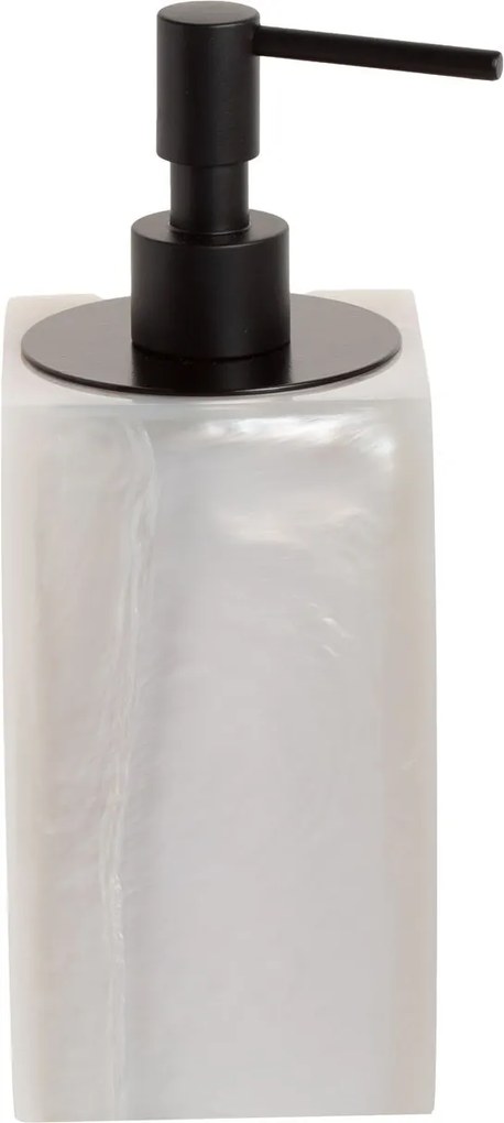 Porta Sabonete Líquido Resina Madrepérola - Black Matte