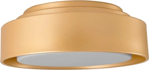 Plafon De Sobrepor Aluminio 36Cm Dubai - DOURADO
