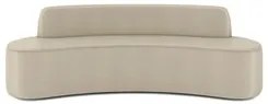 Sofá 3 Lugares para Sala de Estar Living 180cm Koane D06 Facto Pérola