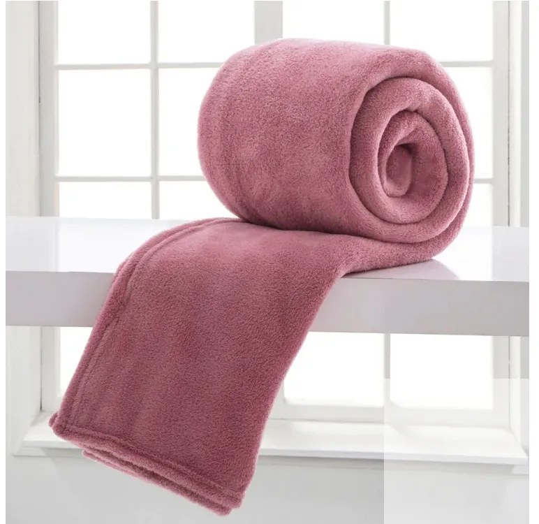 Manta De Microfibra Tamanho Casal 1,80 X 2,20 M Super Soft - Camesa (ROSA-CLARO)
