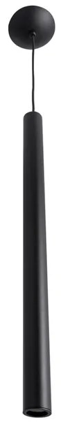 Pendente Aluminio Preto 59,5x4cm Lisse I