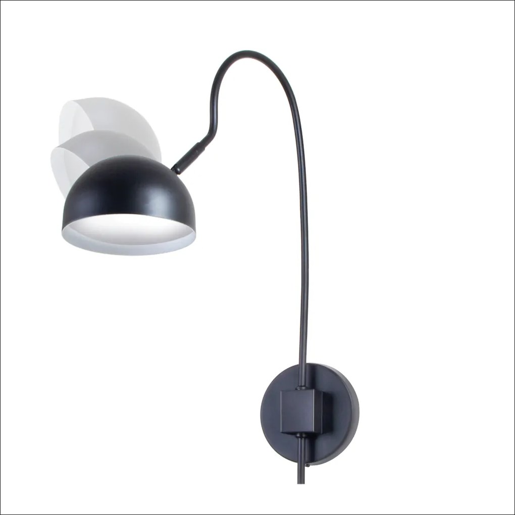 Arandela Cordoba 52X14,5X14,5Cm Metal Alumínio 01Xg9 - Old Artisan Ar-... (GRAFITE)