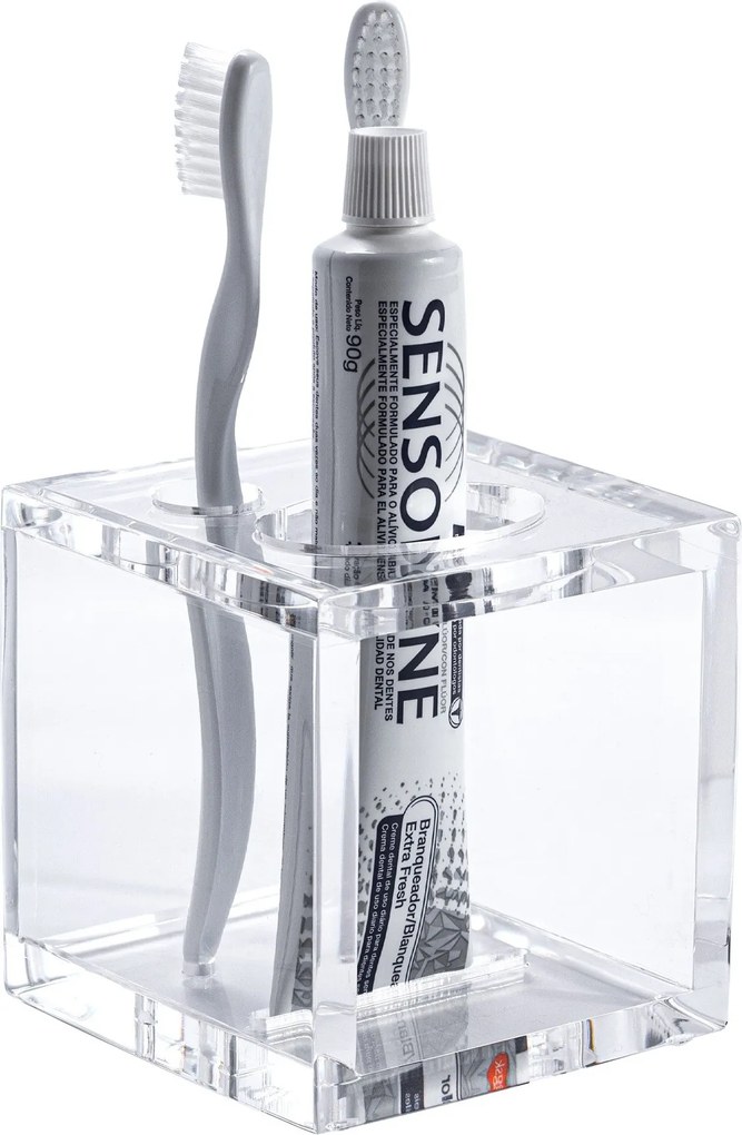 Porta Escovas De Dentes Acrílico