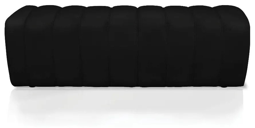 Calçadeira Olivia Casal 140 cm Veludo - D'Rossi - Preto