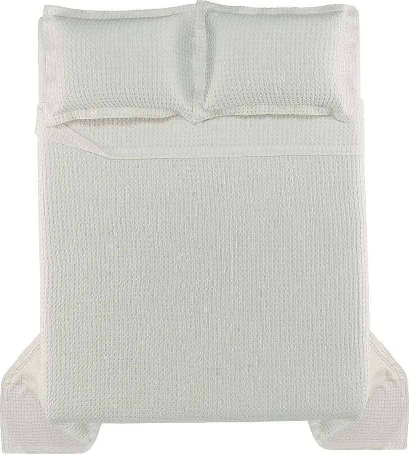 Colcha c/ Porta Travesseiro Karsten 100% Algodão Albany - Branco King