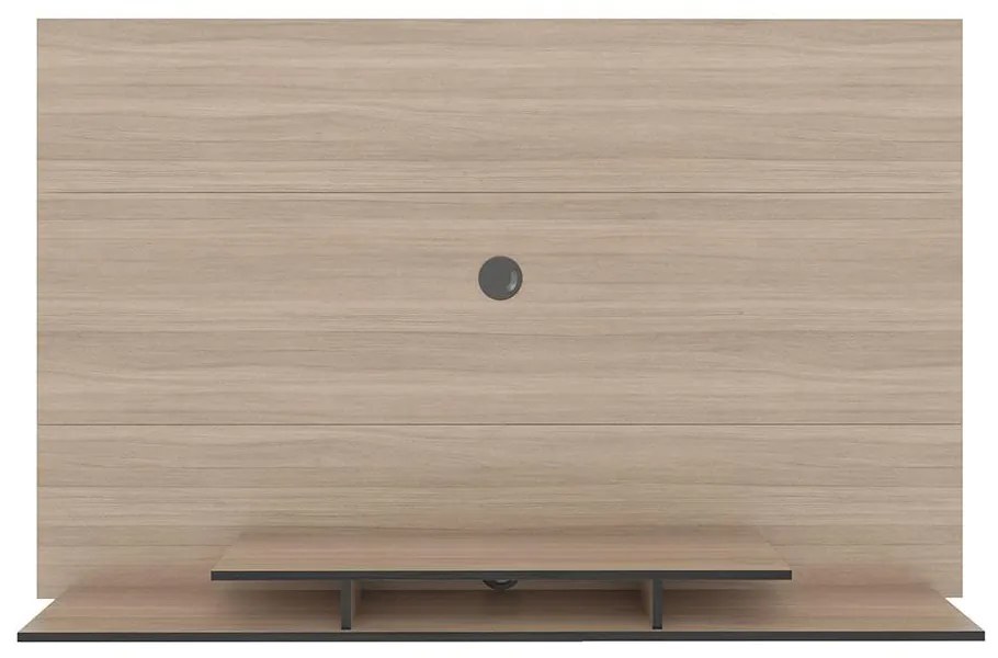 Painel Para TV Até 60" 1 Nicho 3 Prateleiras Marrom Montana