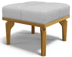 Poltrona de Amamentação Balanço e Puff Base de Madeira Brenda G05 Linh