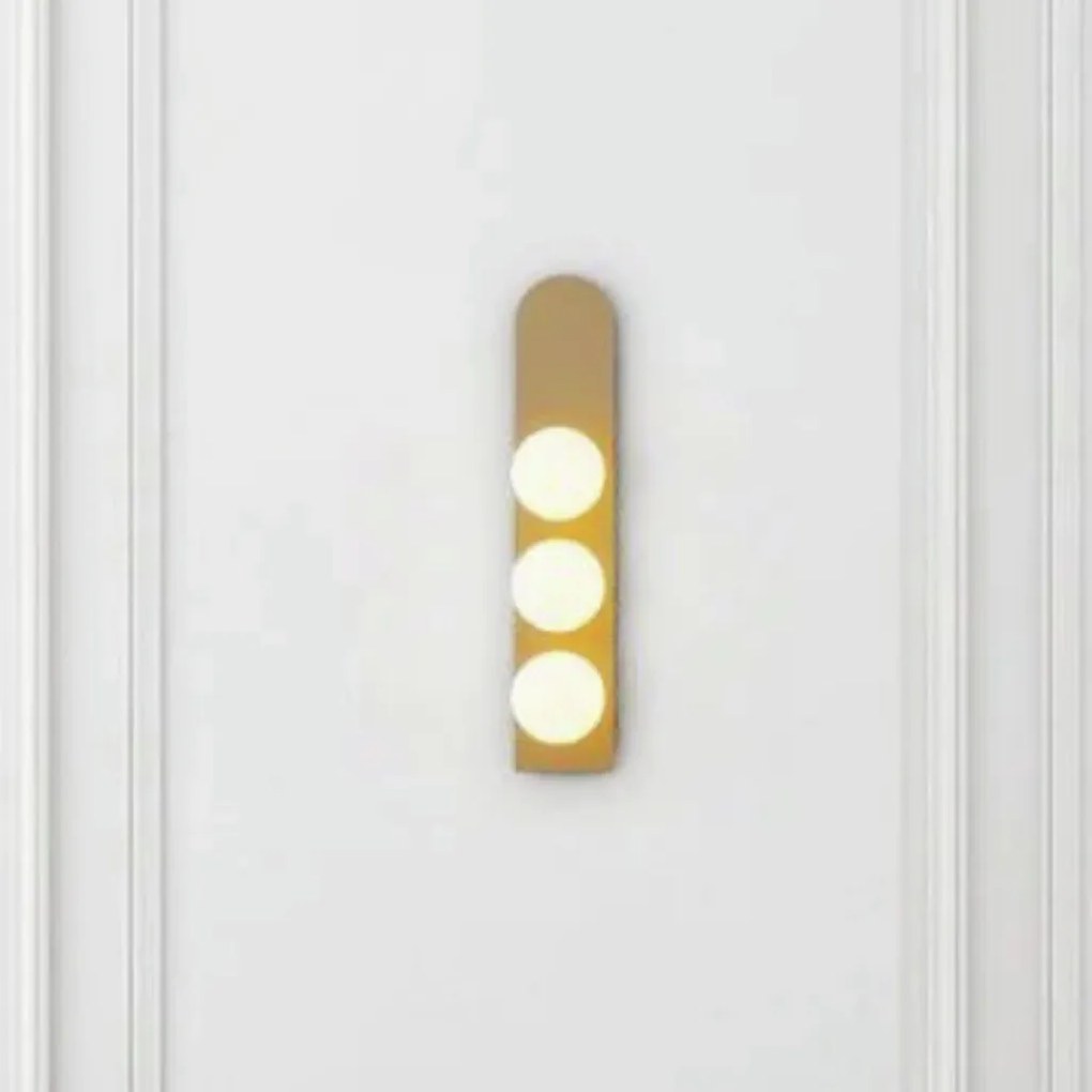 Arandela Aliança 13X65X13Cm 03Xg9 Globo 10Cm - Usina 90035/3 (BT / CB-P - Branco Texturizado / Cobre Brilho Polido, Cristal (Transparente))