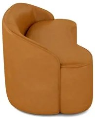 Sofá 5 Lugares para Sala de Estar Living 300cm Theo D06 Sintético Cara