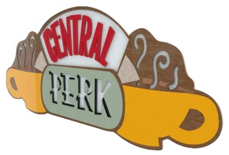 Quadro Decorativo Central Perk Friends MDF