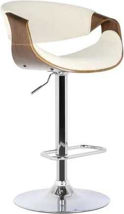 Banqueta Nicole Disco Linho Creme