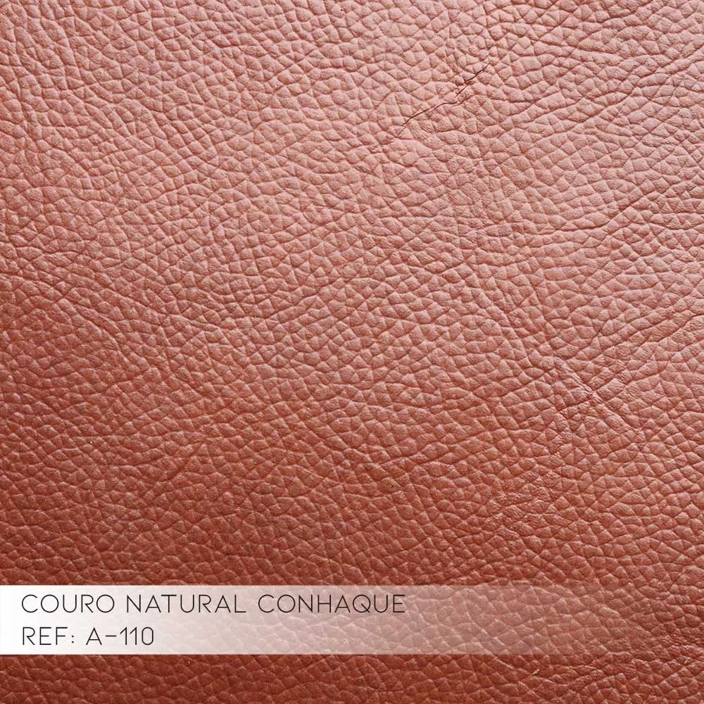 Sofá 3 Lugares 200cm Turim Couro Caramelo G58 - Gran Belo