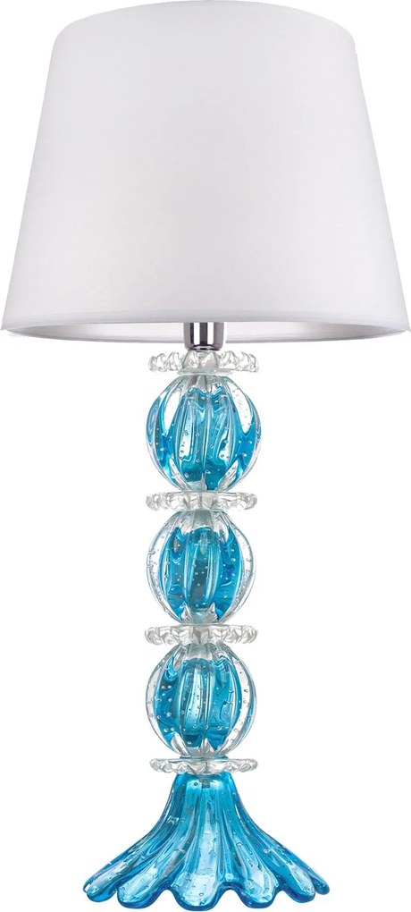 Abajur Murano Elysees - Azul Aquamarine  Azul Aquamarine