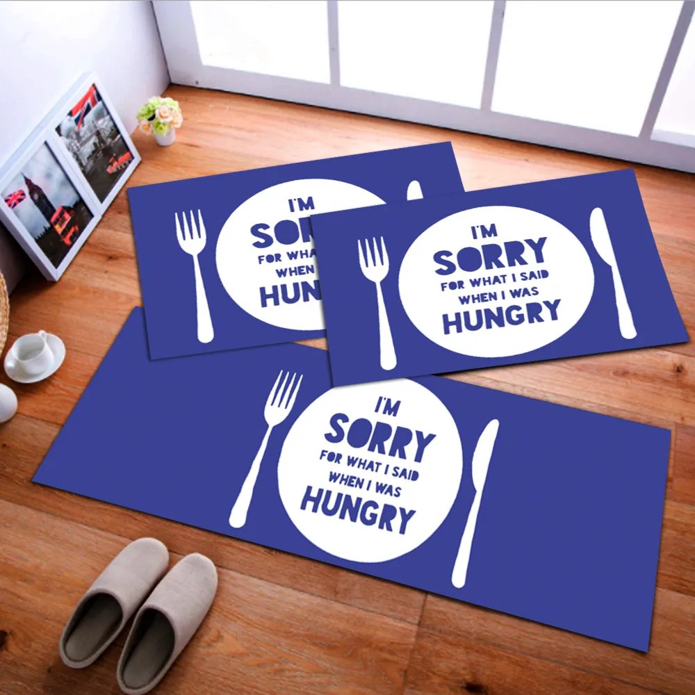 Jogo de Tapete de Cozinha, Sorry - 3 Pças