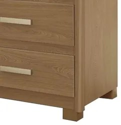 Mesa de Cabeceira 3 Gavetas Roma F08 Freijó - Mpozenato