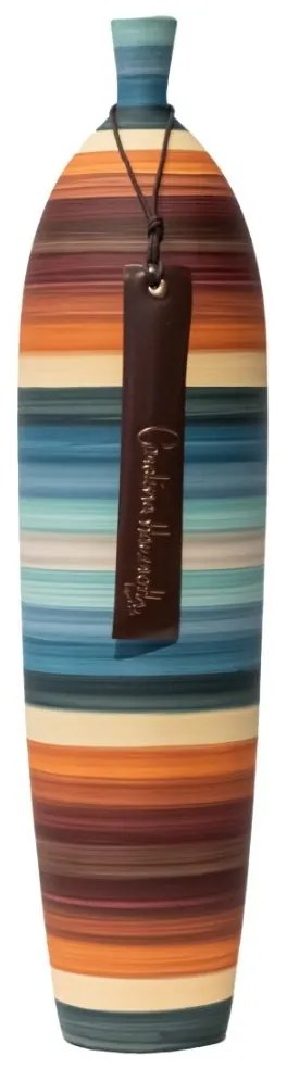 Vaso Garrafa Decorativo De Cerâmica - Uyuni Fosco