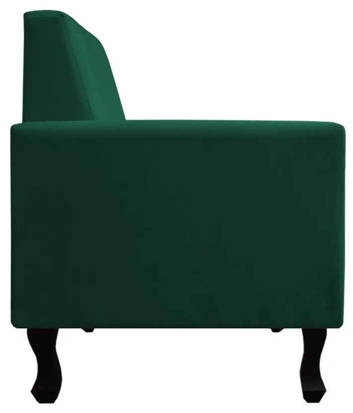 Poltrona Amamentação Sofia Suede Verde Bandeira