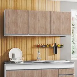 Kit 2 Armários Aéreos 150cm 3 Portas Argélia Branco/Castanho - Lumil