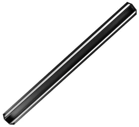 Perfil Sobrepor Para Fita De Led Aluminio Preto Serena 2M