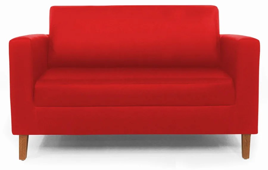 Conjunto Namoradeira + 2 Poltrona Gabriela Courino Vermelho