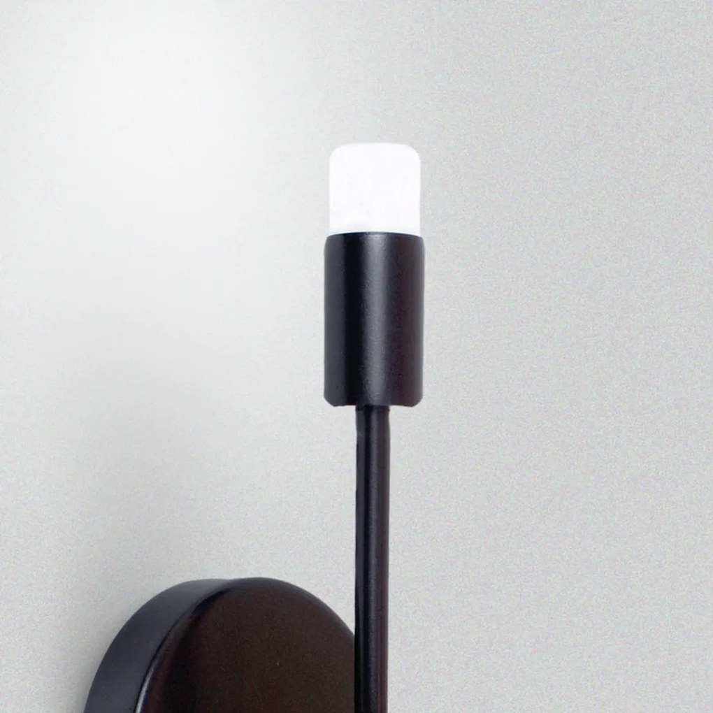 Arandela Cross Simples 37,7X11X7,3Cm Led 5W - Usina 19743/1 (BT - Branco Texturizado, 3000k, 110v)