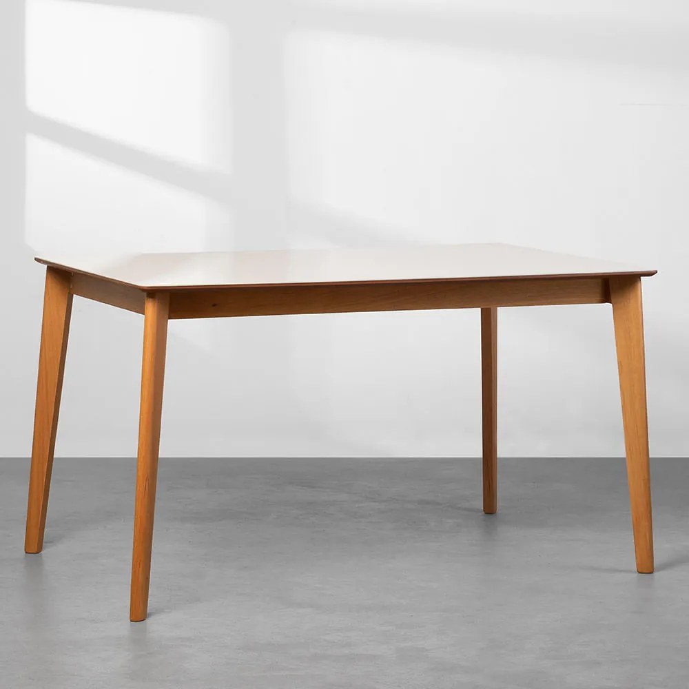 Mesa de Jantar Arezzo Retangular - Off White - 1,80m x 90cm