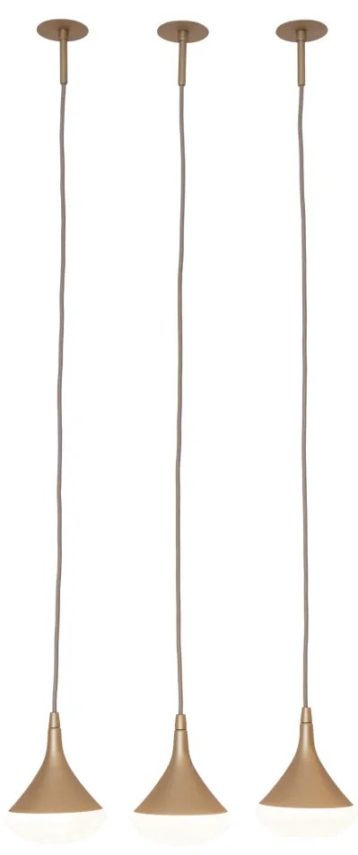 Pendente Movement Ø12X14Cm 1Xg9 Por Waldir Junior - Usina 51035/1 (BT - Branco Texturizado)
