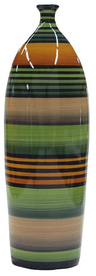 Vaso Garrafa decorativo em Cerâmica Carolina Haveroth – Maruaga Alto Brilho