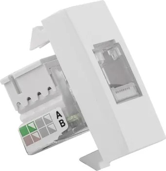 M&amp;#xF3;dulo Tomada Para Telefone Rj45 Branco Inova Pro