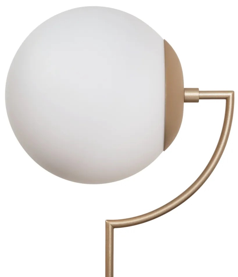 Abajur Allen 20X25,6X42Cm 1Xe27 Alumínio E Globo Ø20Cm - Usina 25007/2... (AO-F - Azul Ocenao Fosco, FOSCO)