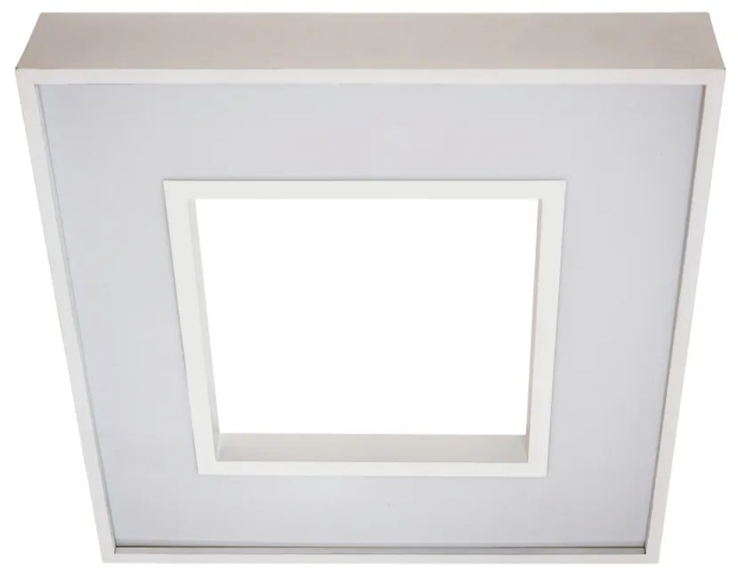 Plafon Belize 48X48Cm Led 36,8W Bivolt | Usina 19010/48 (CB-M - Cobre Metálico, 3000k)