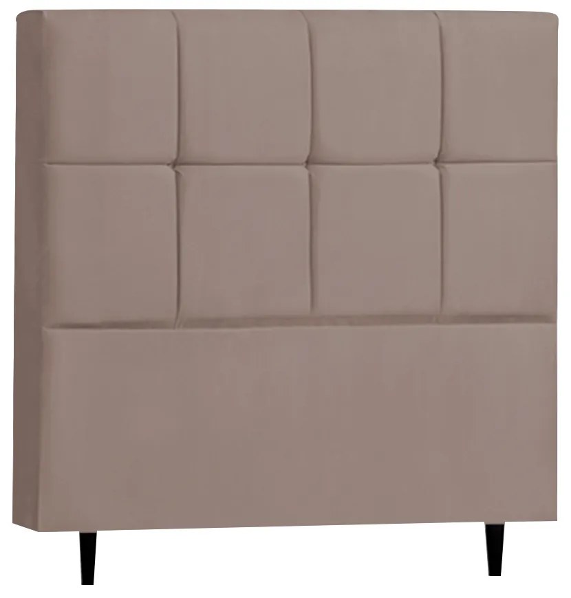 Cabeceira Roma para Cama Box Queen 160 cm Suede I02 - D'Rossi - Bege