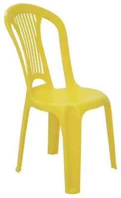 Cadeira Bistrô Tramontina Atlântida Basic em Polipropileno Amarelo