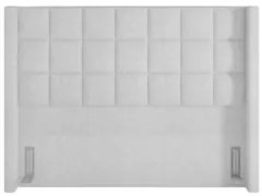 Cabeceira Cama Box Casal 140cm Pisa Z37 Boucle Branco - Mpozenato