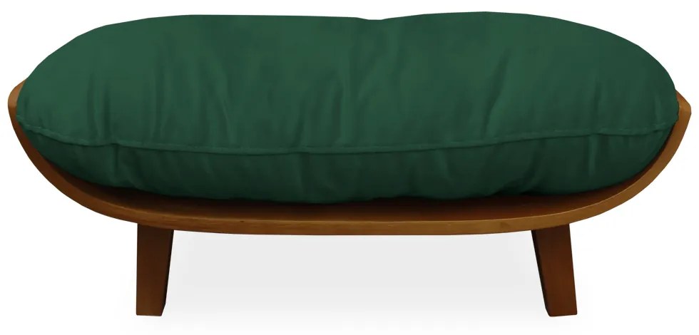 Cama Pet Costela para Cães e Gatos Almofadada Suede Verde Bandeira