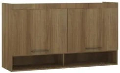 Armário Aéreo Ponte Modulado 145cm Delphi Avelã L01 - Mpozenato