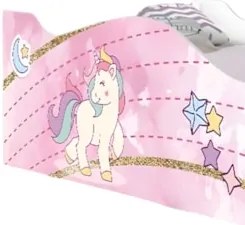 Cama Solteiro Infantil Baixa Para Colchão 188x88cm Unicórnio K06 - Mpo