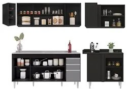 Armário de Cozinha Modulado de Canto Esquerdo 5 Peças CP54 com Pia Ino