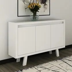 Balcão 03 Portas ME4120 Branco - Tecno Mobili
